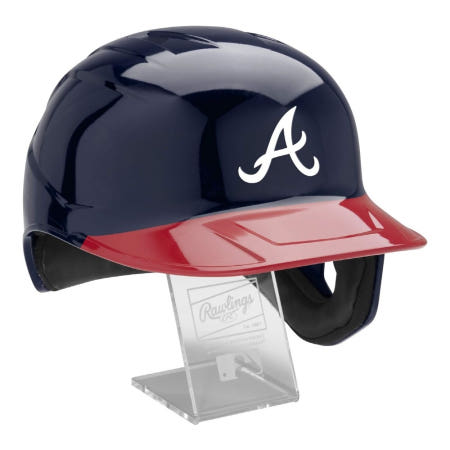 [해외]MLB 메이저 리그 공식 매치 프로 배팅 헬멧 레플리카 수집품 애틀랜타 브레이브스