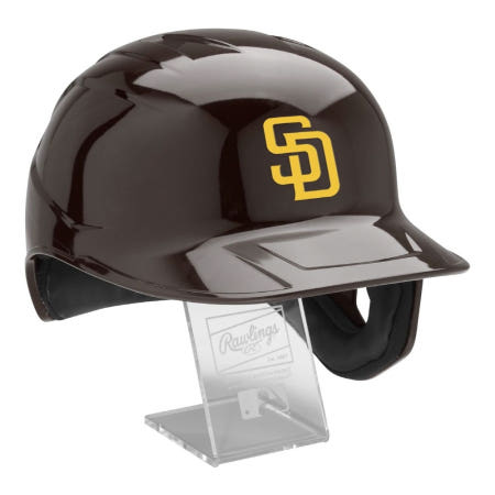 [해외]MLB 메이저 리그 공식 매치 프로 배팅 헬멧 레플리카 수집품 샌디에이고 파드리스