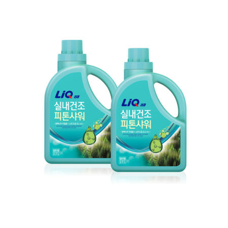 리큐 실내건조 피톤샤워 세탁세제 일반용 2.7L x 2개