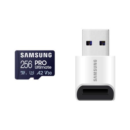 삼성전자 삼성 공식인증 마이크로SD카드 PRO Ultimate 256GB + 리더기