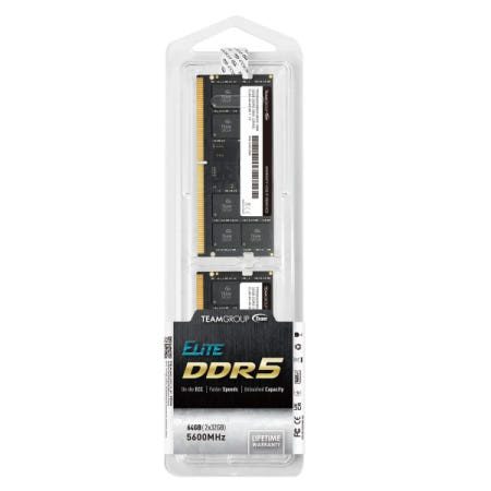 Team 노트북 PC용 메모리 SO-DIMM DDR5 5600MHz PC4-44800 32GBx2매 세트 64GBkit Elite 시리즈 일본 국내 무기한 정규 보증