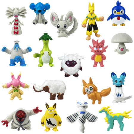 [China][해외]팰월드 팔월드 짭켓몬 일렉판다 베비뇽 등 18종 세트 캐릭터 모형 미니 피규어 3cm 청년K쇼핑