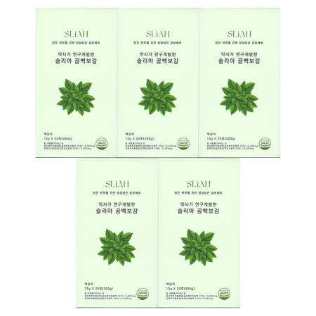 슬리아 곰백보감 곰보배추시럽 15g x 20포 5개