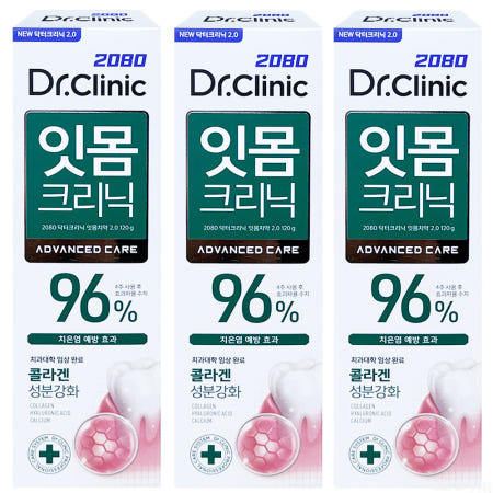 애경산업 2080 닥터크리닉 잇몸 치약 120g x 3개
