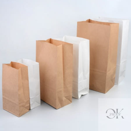 [OKSWAN협력사]오케이스완 종이봉투 무지 각대봉투 선물포장 소품 붕어빵