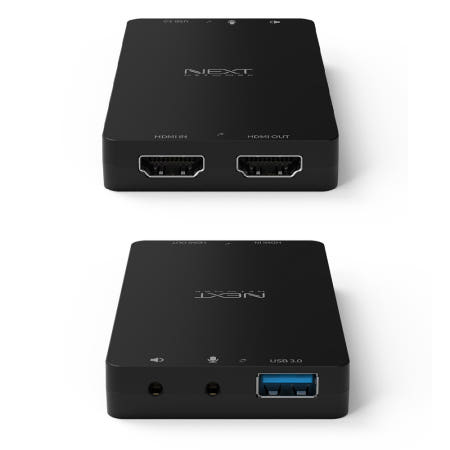 넥스트 고해상도 HDMI 캡처보드 UHD FHD NEXT-HD60CAP-4K