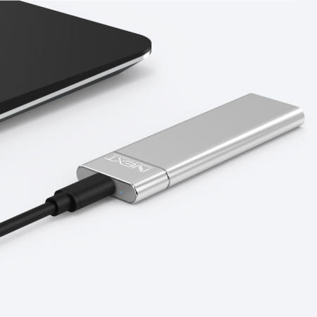 넥스트 M.2 SSD C타입 외장 하드 케이스 NEXT-M2280C5