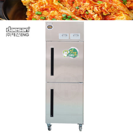 대산ENG 맛샘 업소용 김치냉장고 DS-F650D 650L 2도어 스탠드형 상하독립