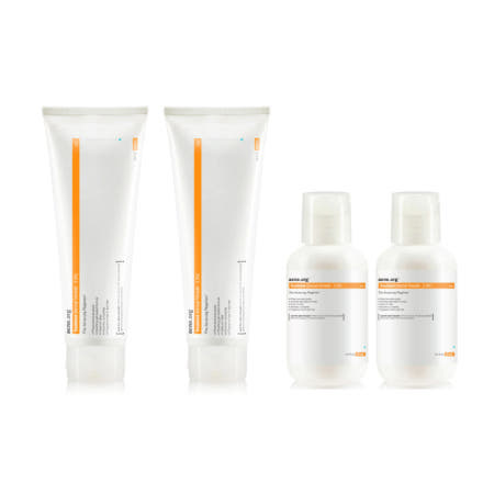 [해외]Acne.org 아크네 오알지 트리트먼트 페이스 바디로션 236ml x 2개+트래블 미니어쳐 97ml x2개세트