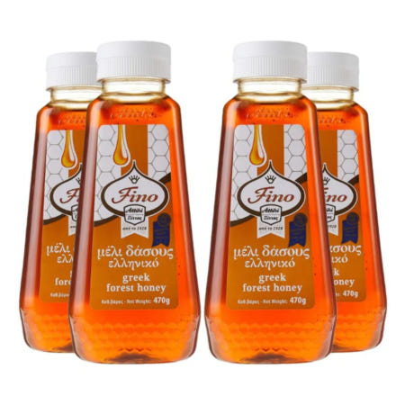 [해외]아티키 전나무 감로꿀 피노 그릭허니 470g 4병 그리스