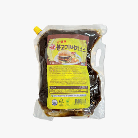 [피자다] 오쉐프 불고기버거소스 (2kg)