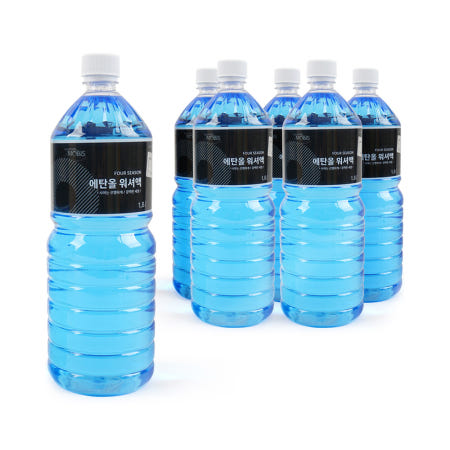 현대모비스 전차종 호환 에탄올 워셔액1.8L (6P)