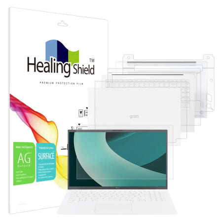 [폰트리]2025 LG그램15 15ZD90T-GX56K 지문방지 저반사 액정 외부 무광 보호 필름 1매씩 세트 - 액정+외부