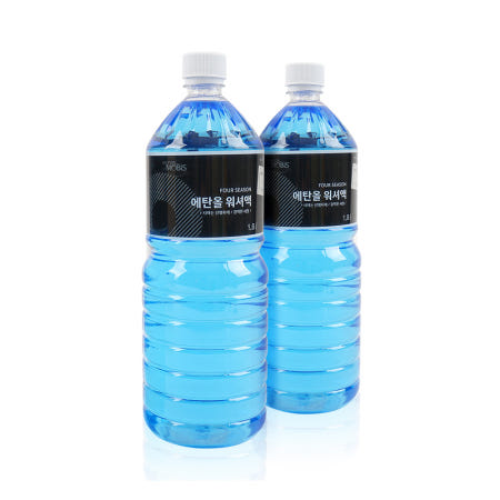 현대모비스 전차종 사용가능 에탄올 워셔액1.8L (2P)