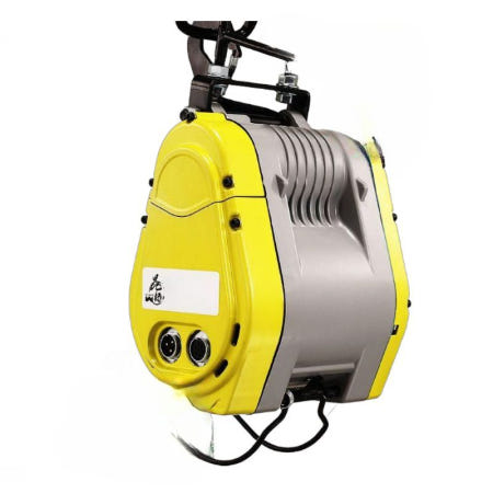 [원컴퍼니협력사][해외]호이스트 이동식 체인블럭 크레인 와이어 소형 리프트 원치 기중기 A.100kg와이어3세대브러시리스