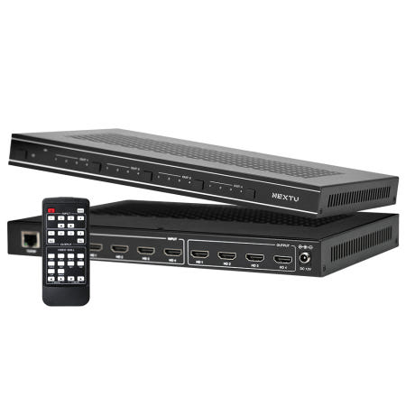 [이지넷유비쿼터스]매이빈 4x4 HDMI2.0 비디오월 심리스 매트릭스