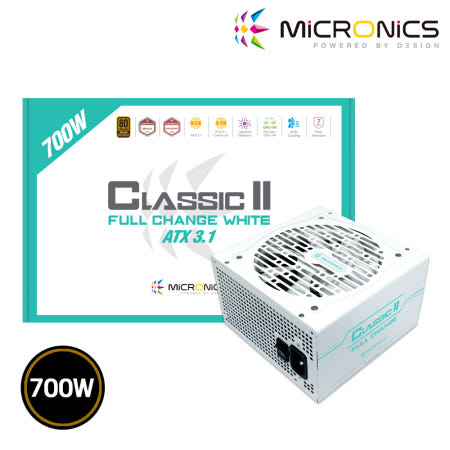 마이크로닉스 Classic II 풀체인지 700W 80PLUS BRONZE ATX3.1 PCIE5.1 (화이트)