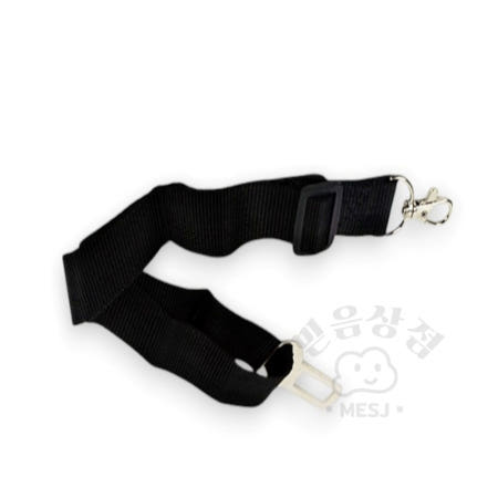 믿음 반려동물 차량용 안전벨트 블랙 애견차량용품