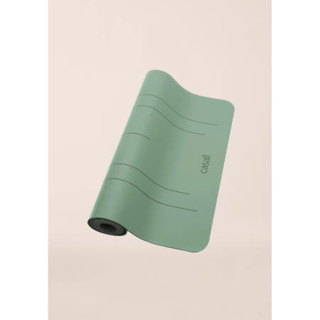 [해외]casall 카셀 요가 매트 그립앤쿠션 3 5mm 소프트틸 그린 쿠션감 미끄럽지 않은 깔개 흡수 천연 고무 두툼