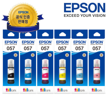 엡손 정품 T09D 6색 잉크 L8050 L18050 무한잉크 리필 057