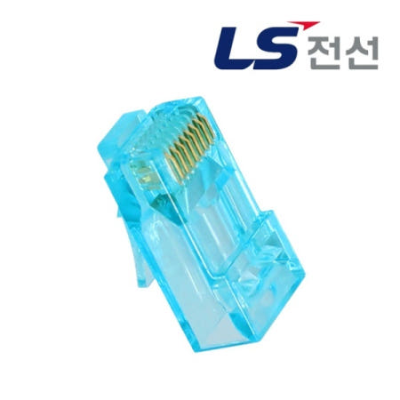 [LS전선] RJ-45 커넥터, CAT.6 UTP EZ 플러그 [LS-MP-UC6-RJ45-EZ] [1개] 낱개 1개