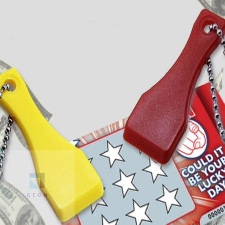 [돌고래슈퍼협력사]건컴 복권 스크래퍼 열쇠 키링 뽑기 게임 동행 복권 행운 가득