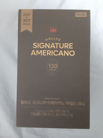 1개 할리스 시그니처 아메리카노 마일드 미니 0.9g x 130개입