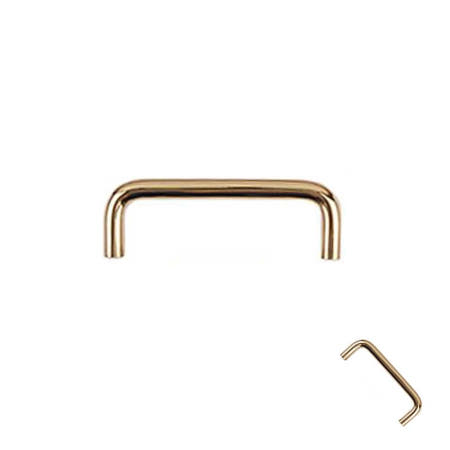 [당사 협력사]육햐 실용가구손잡이 티타늄골드손잡이 인테리어가구손잡이 금속디자인손잡이 티타늄골드 2구 ㄷ자봉 손잡이 나사간격 96mm