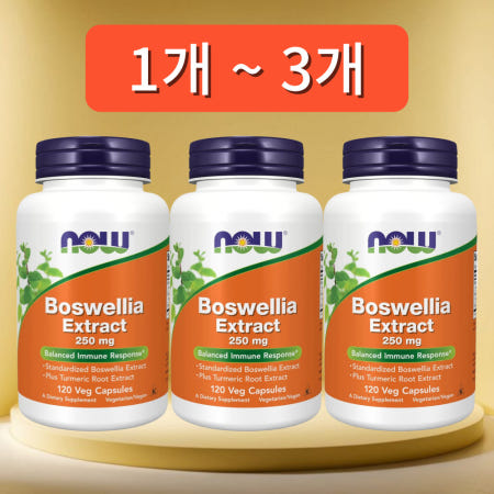 [해외]나우푸드 보스웰리아 250mg 120캡슐, 3개