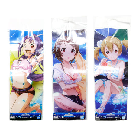 소드아트온라인 제일복권 태피스트리 포스터 3종 세트