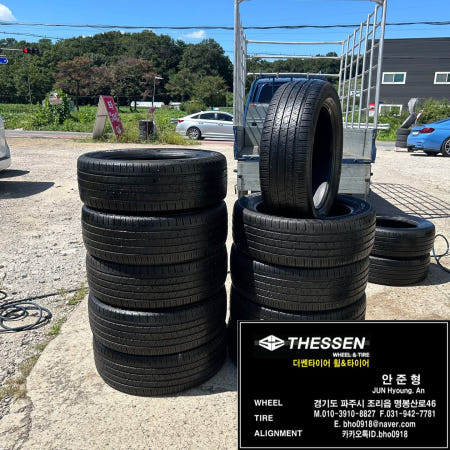 [중고타이어]카니발 중고 타이어 교체 2355519 235 55 19 컨티넨탈 크로스컨텍LX스포츠 파주 일산 김포
