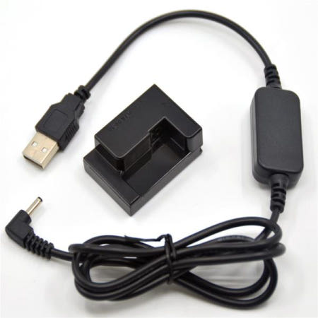 [해외]100%호환 Vitesun 보조베터리 5V USB 어댑터 케이블 + ACK-DC50용 NB-7L 더미 DR-50 canon 호환 PowerShot G10 SX30 IS 카메