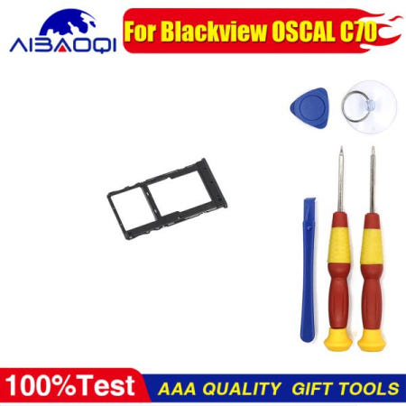 Blackview OSCAL C70 스마트폰 Sim 카드홀더 슬롯 트레이 완벽한 교체 부품 무료 도구 새로운 오리지널