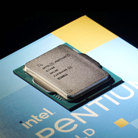 인텔 펜티엄 골드 G7400 12세대 엘더레이크 벌크 쿨러 미포함 적출 미사용