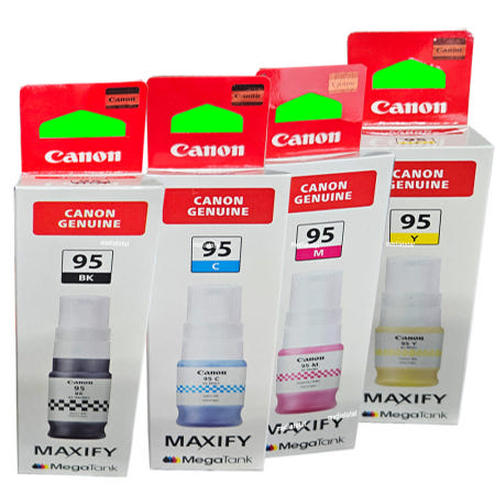 캐논 MAXIFY GX2090 GX1090 복합기 프린터 무한 정품 검정 칼라 GI-95 4색 세트구매