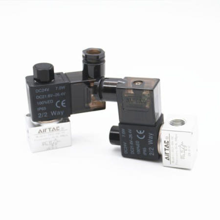 AirTAC 플로우 진공 솔레노이드 밸브, 3V2-06-NC 3V2-06-NO 3V2-08-NC 3V2-08-NO 3V3-08-NC 3V3-08-NC 3V3-08-NO 3V106B