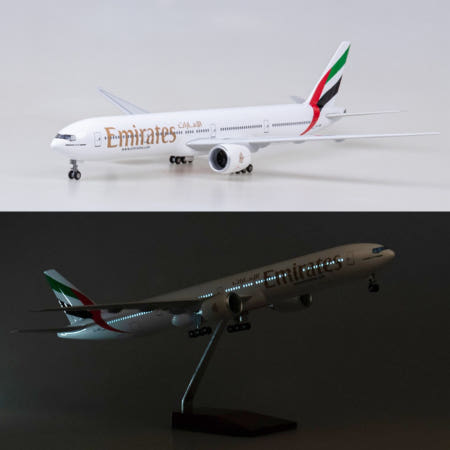 [쏜다마켓 협력사][해외]에미레이트항공 B777-300ER 비행기 모형 항공기 여객기 다이캐스트 1:157