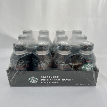스타벅스 파이크 플레이스 로스트 블랙 커피 275ML 12입