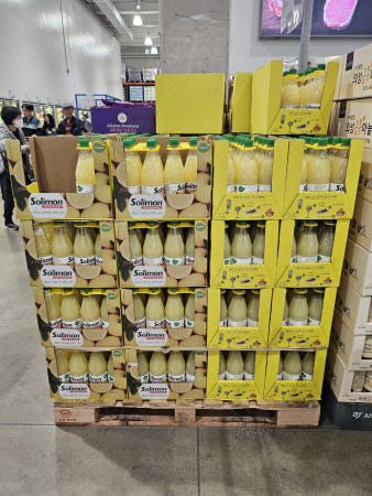 [코스트코 플러스] 솔리몬 스퀴즈드 레몬즙 1Lx2병 착즙 원액 레몬수 하이볼 에이드