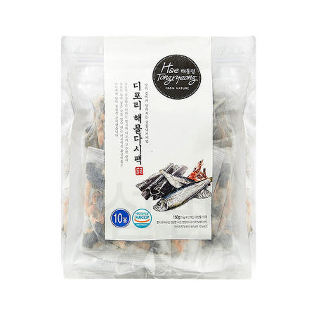 해통령 디포리 해물 다시팩 멸치 디포리 자연 천연 육수 조미료 육수팩 150g 1팩