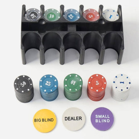 [힐링협력사]힐링스토어 보드게임칩set 200p 인디언포커 홀덤카드 트럼프카드게임