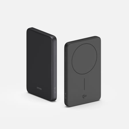 Qi2 15W 맥세이프 초슬림 고속 보조배터리 5000mAh QB310 블랙