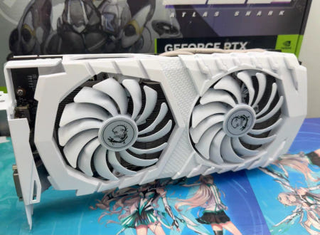 [중고][해외](해외배송)MSI GEFORCE GTX 1060 GAMING X 6GB / 2팬 / 화이트 도장 DIY 튜닝 / 판매처 한달 보증
