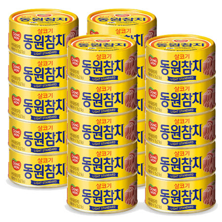 동원참치 살코기 라이트 스탠다드 100g x 20개 참치캔