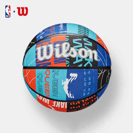 [윌슨][해외]Wilson 2025 WNBA 시리즈 실외 여성 고무 농구공 6호 WZ3009201CN6