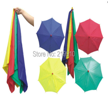 [해외]무료  실크 4개 우산 - 마술 트릭 재미있는 파티
