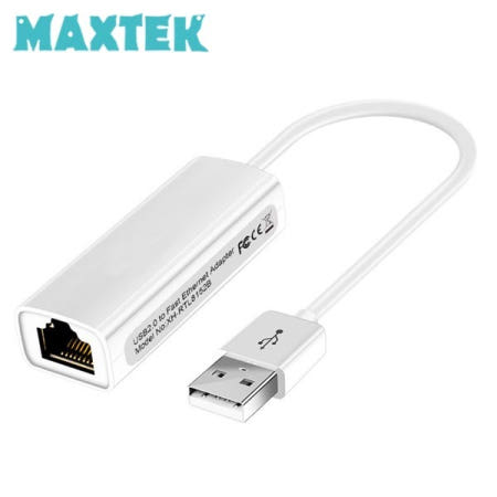 맥스텍 MT006 USB2.0 유선 랜카드 10/100Mbps