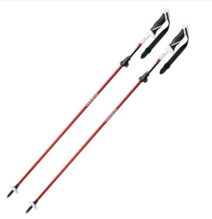 키자키 길이조절 카본 스키폴 2223 KIZAKI Proceed TL14 CB Red 이월스키폴