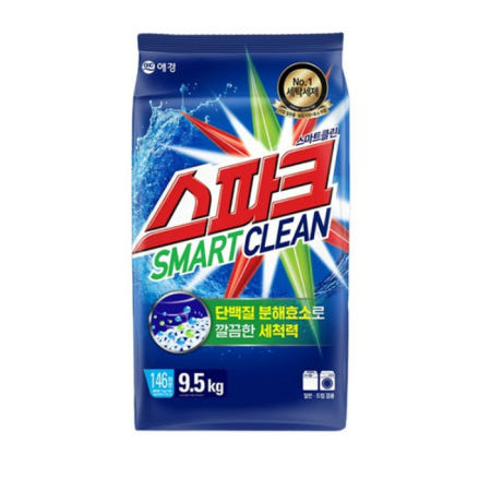 스파크 스마트클린 분말세제 9.5kg x 1개