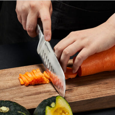 [보템]바겐슈타이거 슈미트 나이프 산도쿠 (엠보) 일체형 부엌 주방칼 올스텐